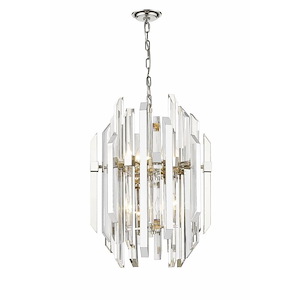Bova - 9 Light Pendant in Coastal Style - 28 Inches High - 1222377