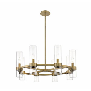 Datus - 8 Light Chandelier In Industrial Style-13 Inches Tall and 32 Inches Wide - 1287952