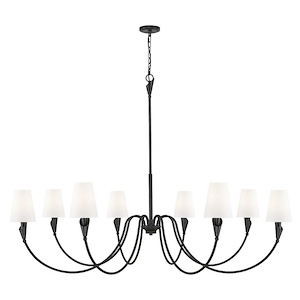 Claudelle  - 8 Light Chandelier-45 Inch Tall and 65 Inch Wide - 1374857