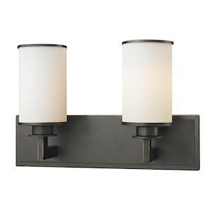 Savannah - 2 Light Bath Vanity in Art Moderne Style - 16.13 Inches Wide by 10.13 Inches High - 449331