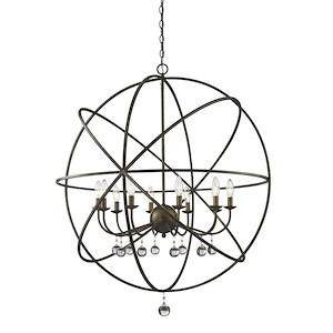 Acadia - 10 Light Pendant in Whimsical Style - 36 Inches Wide by 41.5 Inches High - 449296