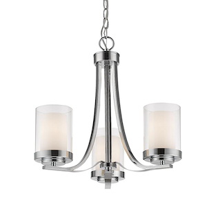 Willow - 3 Light Chandelier in Metropolitan Style - 16 Inches Wide by 17.5 Inches High - 600635