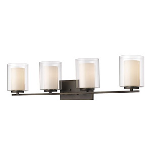 Willow - 4 Light Bath Vanity in Metropolitan Style - 31.5 Inches Wide by 7.75 Inches High - 464568