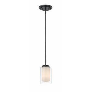 Willow - 1 Light Mini Pendant in Metropolitan Style - 5.5 Inches Wide by 6.5 Inches High - 1222383