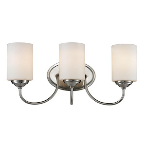 Cardinal - 3 Light Bath Vanity in Fusion Style - 19.25 Inches Wide by 9.25 Inches High - 464530