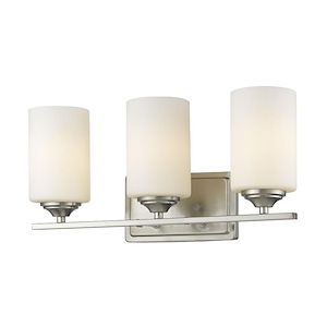 Bordeaux - 3 Light Bath Vanity in Fusion Style - 17.38 Inches Wide by 8.5 Inches High - 483899