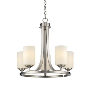 Bordeaux - 5 Light Chandelier in Fusion Style - 21.5 Inches Wide by 21.5 Inches High - 483897