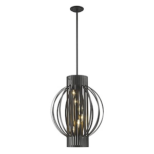 Moundou - 6 Light Pendant in Metropolitan Style - 20 Inches Wide by 26 Inches High - 495494