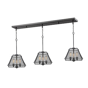 Iuka - 9 Light Island/Billiard in Transitional Style - 16 Inches Wide by 26.5 Inches High - 623992