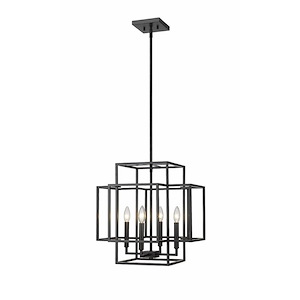 Titania - 4 Light Pendant In Modern Style-18 Inches Tall and 18 Inches Wide - 1287824