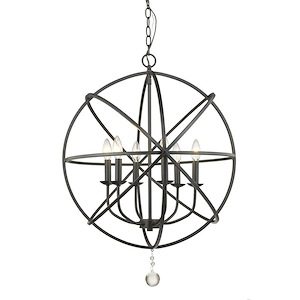 Tull - 6 Light Chandelier In Contemporary Style-29.63 Inches Tall and 24 Inches Wide - 1093863