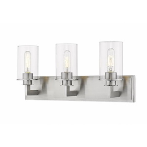 Savannah - 3 Light Bath Vanity in Art Moderne Style - 23 Inches Wide by 10.25 Inches High - 747016