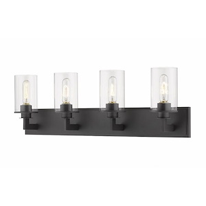 Savannah - 4 Light Bath Vanity in Art Moderne Style - 31.5 Inches Wide by 10.25 Inches High - 747014