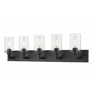 Savannah - 5 Light Bath Vanity In Midcentury Style-10.25 Inches Tall and 38.75 Inches Wide - 1093838