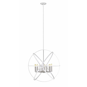 Cavallo - 10 Light Chandelier in Fusion Style - 36 Inches Wide by 34.5 Inches High - 856924