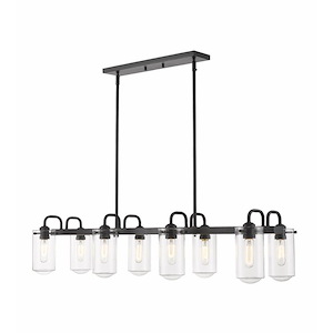 Delaney - 8 Light Island/Billiard in Transitional Style - 13 Inches Wide by 10.75 Inches High - 856798