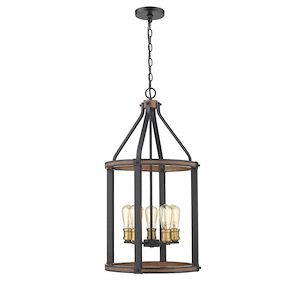 Kirkland - 5 Light Pendant in Restoration Style - 16 Inches Wide by 31 Inches High - 856828