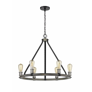 Kirkland - 10 Light Island/Billiard in Restoration Style - 25 Inches Wide by 23 Inches High - 856836