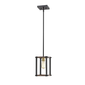 Kirkland - 1 Light Mini Pendant in Shabby Chic Style - 6.25 Inches Wide by 10 Inches High - 856829