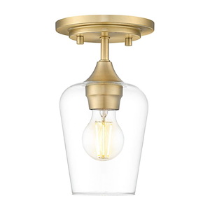Joliet - 1 Light Flush Mount-9.75 Inch Tall and 5.5 Inch Wide - 1397080