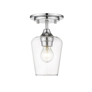 Joliet - 1 Light Flush Mount In Modern Style-9.5 Inches Tall and 5.5 Inches Wide - 1113103
