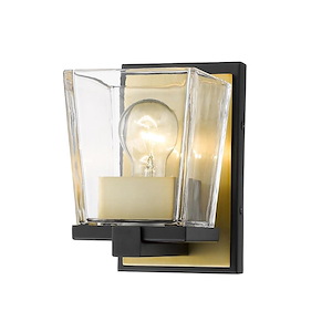 Bleeker Street - 1 Light Wall Sconce in Restoration Style - 5 Inches Wide by 7.5 Inches High - 1002042