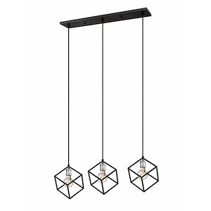 Vertical - 3 Light Island/Billiard in Electric Style - 10 Inches Wide by 11 Inches High - 937964