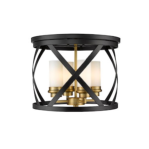 Malcalester - 4 Light Flush Mount in Restoration Style - 15.75 Inches Wide by 12.25 Inches High - 937914