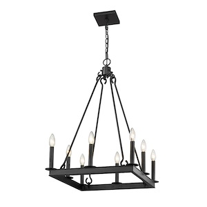 Barclay - 8 Light Chandelier in Metropolitan Style - 20 Inches Wide by 31 Inches High - 937836