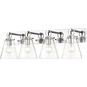 Harper - 4 Light Bath Vanity In Transitional Style-10 Inches Tall and 31.25 Inches Wide - 1113086