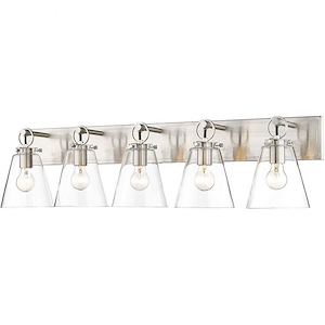 Harper - 5 Light Bath Vanity In Transitional Style-10 Inches Tall and 39.75 Inches Wide - 1113087