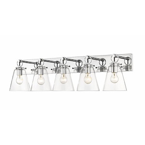 Harper - 5 Light Bath Vanity In Traditional Style-10 Inches Tall and 39.75 Inches Wide - 1287955