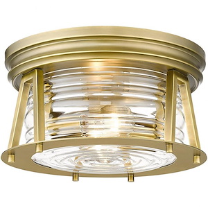 Cape Harbor - 2 Light Flush Mount In Transitional Style-6.5 Inches Tall and 12 Inches Wide - 1113067