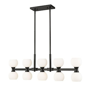 Artemis - 10 Light Island In Mid-Century Modern Style-12.75 Inches Tall and 5 Inches Wide - 1298321