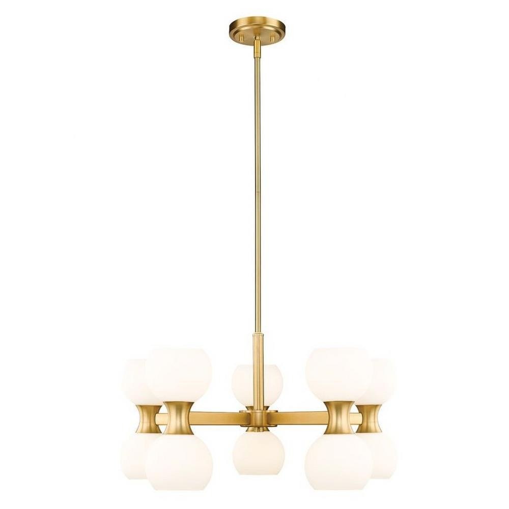 Taruri　1001 Z-Lite - 494-10MGLD - Artemis - 10 Light Chandelier In Mid