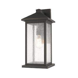 Portland - 1 Light Outdoor Wall Mount in Seaside Style - 8 Inches Wide by 18 Inches High - 856873