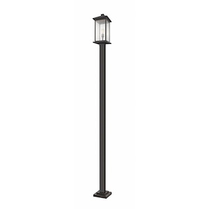 Portland - 1 Light Outdoor Post Mount Lantern in Seaside Style - 9.5 Inches Wide by 25 Inches High - 856872