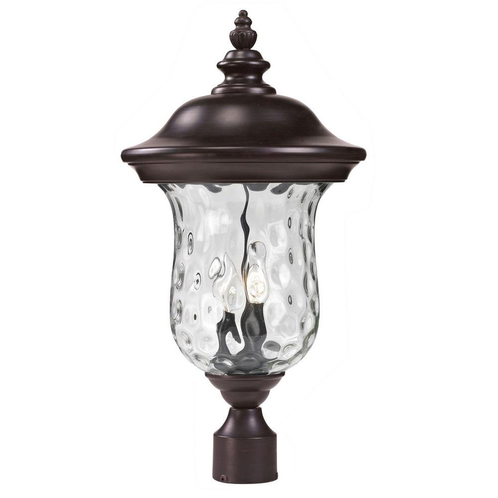 Z-Lite Armstrong 60-Watt 25.5-in Bronze Traditional Post Light Z-Lite Armstrong 60-Watt 25.5-in Bronze Traditional Post Light