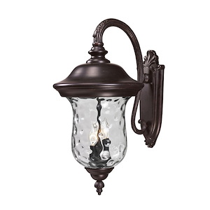 Armstrong - 3 Light Outdoor Wall Mount in Gothic Style - 12.38 Inches Wide by 24.25 Inches High - 382977