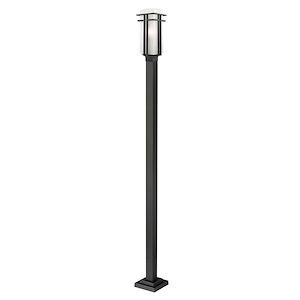 Abbey - 1 Light Outdoor Post Mount Lantern in Art Deco Style - 9.5 Inches Wide by 114.25 Inches High - 402302