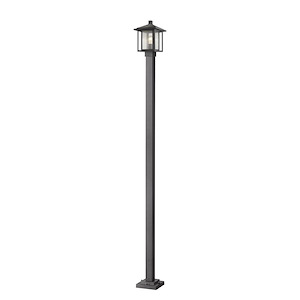 Aspen - 1 Light Outdoor Post Mount Lantern in Urban Style - 9.25 Inches Wide by 109.27 Inches High - 689107