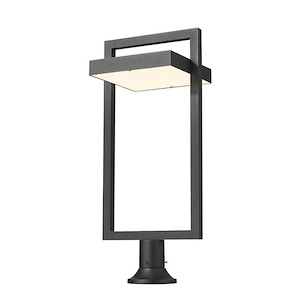 Luttrel - 27W 1 LED Outdoor Pier Mount Lantern in Contemporary Style - 11.75 Inches Wide by 32.5 Inches High - 1222764