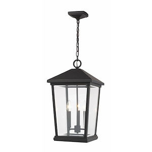 Beacon - 3 Light Outdoor Chain Mount Lantern in Transitional Style - 12 Inches Wide by 21.5 Inches High - 856777