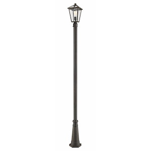 Talbot - 1 Light Outdoor Post Mount Lantern in Traditional Style - 10 Inches Wide by 110.25 Inches High - 1002079