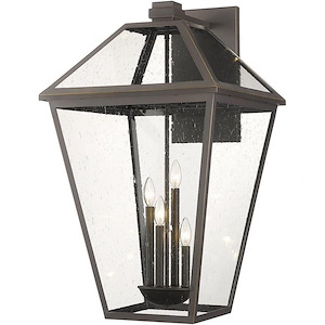 Talbot - 4 Light Outdoor Wall Sconce In Transitional Style-33 Inches Tall and 19.5 Inches Wide - 1097053