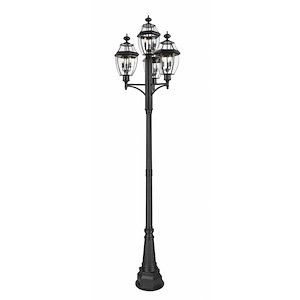 Westover - 12 Light Outdoor Post Mount-125.75 Inches Tall and 33.25 Inches Wide - 1341014