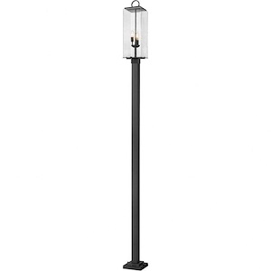 Sana - 3 Light Outdoor Post Mount In Contemporary Style-120.25 Inches Tall and 9.25 Inches Wide - 1097035