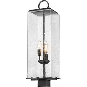 Sana - 3 Light Outdoor Post Mount In Contemporary Style-26.25 Inches Tall and 8.25 Inches Wide - 1097036