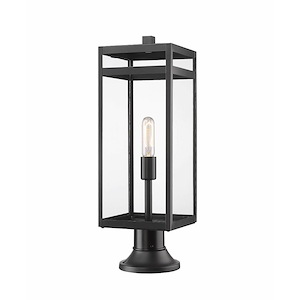 Nuri - 1 Light Outdoor Pier Mount In Outdoor Style-23.5 Inches Tall and 7.5 Inches Wide - 1097007