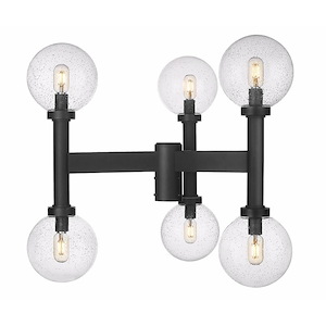 Laurent - 6 Light Outdoor Post Mount Light In Modern Style-27 Inches Tall and 30 Inches Wide - 1283301